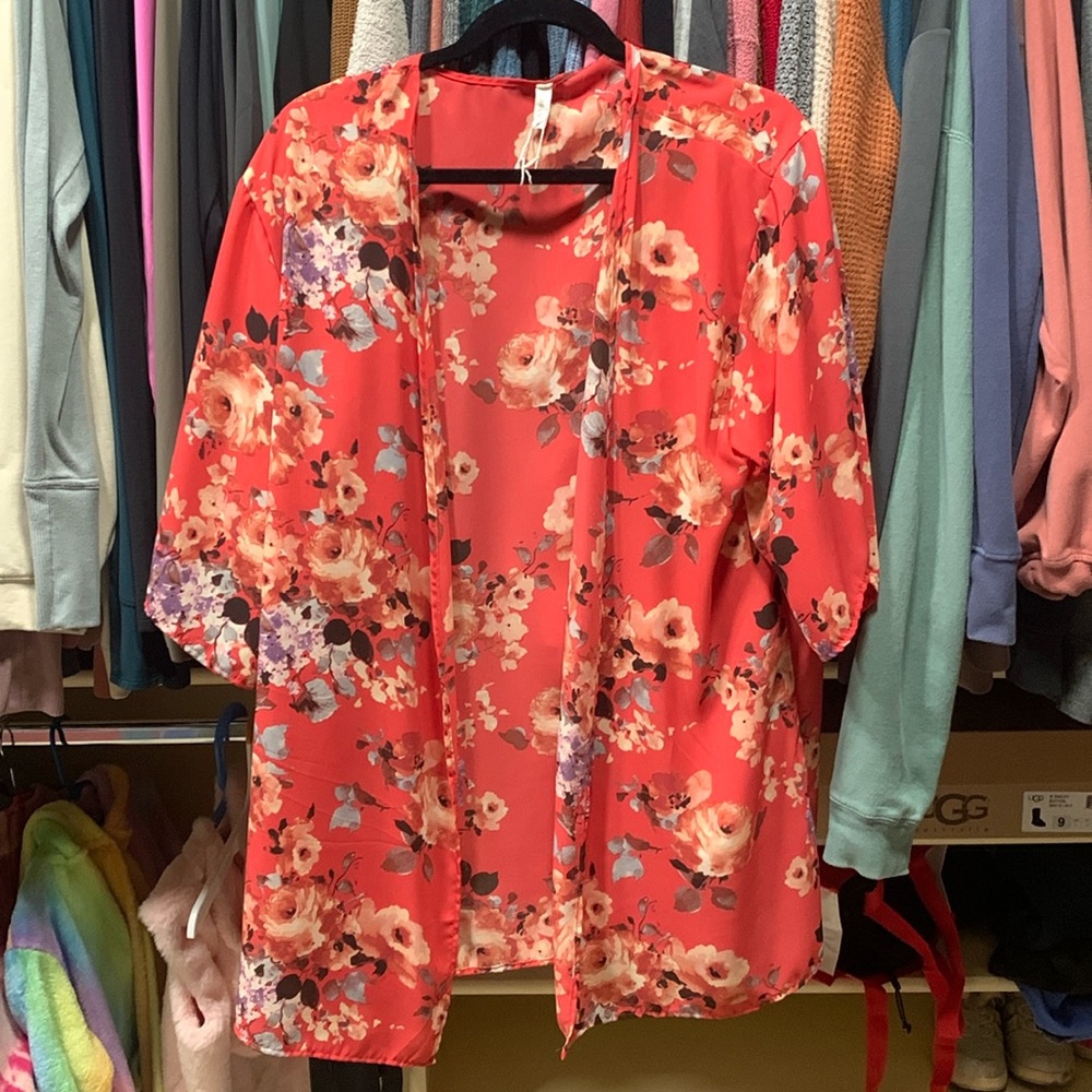 Pink Blush Kimono